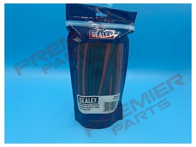 Heat Shrink Tubing 200mm 100pc - Black &amp; Red