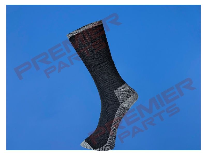 SK33 - Work Socks (3 Pack) Black, Size: 39-43