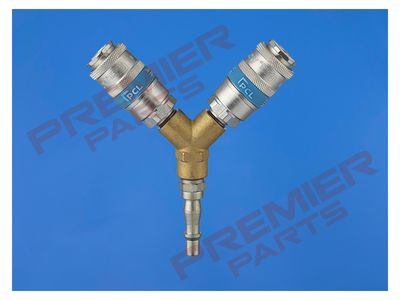 Airflow Twin Coupling to Standard Adaptor