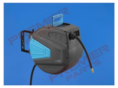 Workshop Pro Hose Reel, Air Hose, 15m of 10mm (3/8) i/d Hose 1/4 Male Connections