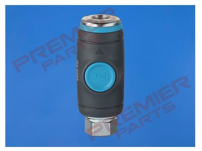 S19 PUSH BUTTON SAFETY COUPLING 3/8 FEMALE THREAD
