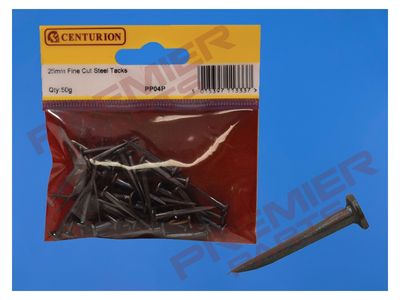 25mm Fine Cut Steel Tacks (50g)