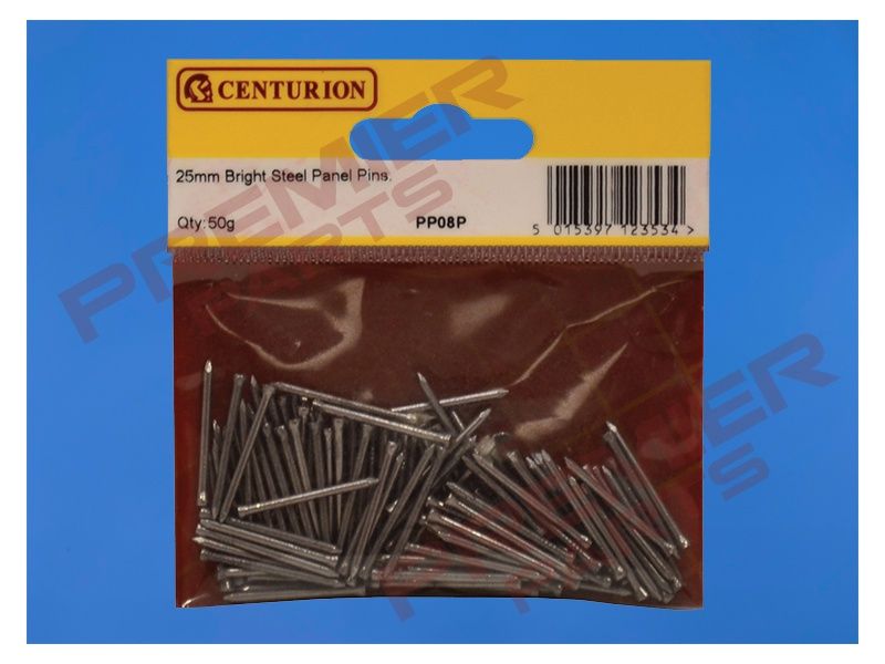 25mm Steel Panel Pins