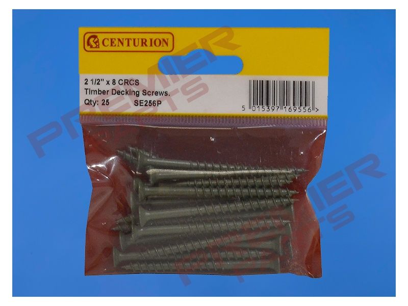 60mm x 4.5mm Timber Decking Screws (Pack of 25)