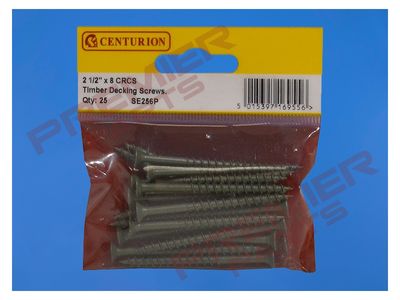 60mm x 4.5mm Timber Decking Screws (Pack of 25)