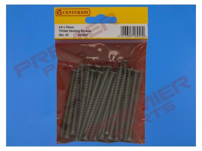 75mm x 4.5mm Timber Decking Screws (Pack of 25)