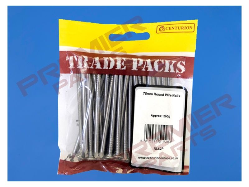 75mm Round Wire Nails - 250g