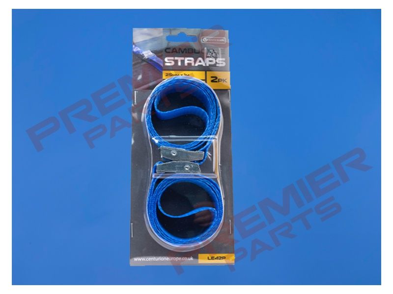 Cambuckle Strap, (1m x 25mm ), 250kgs, Pack of 2