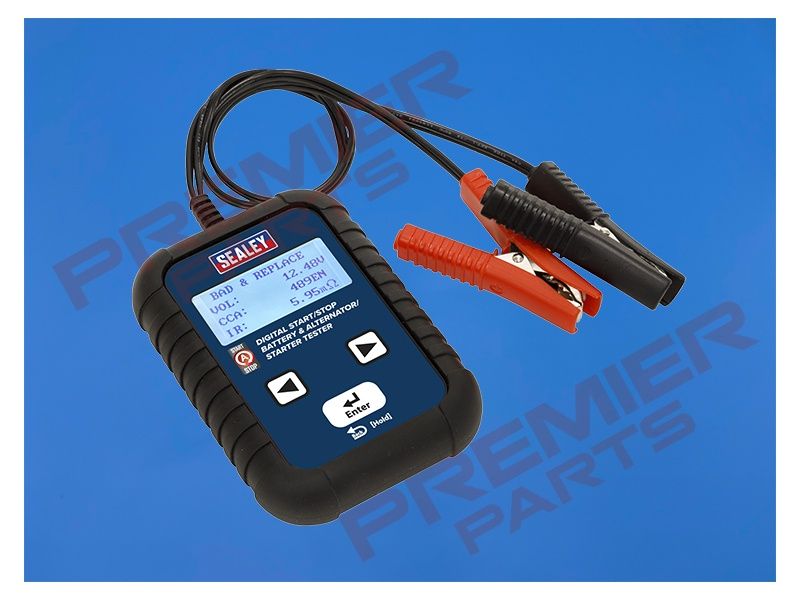 Digital Start/Stop Battery &amp; Alternator/Starter Tester 12/24V