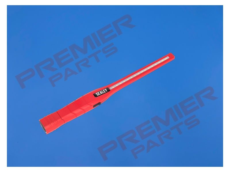 Rechargeable 360° Slim Inspection Light 8W &amp; 1W SMD LED - Red