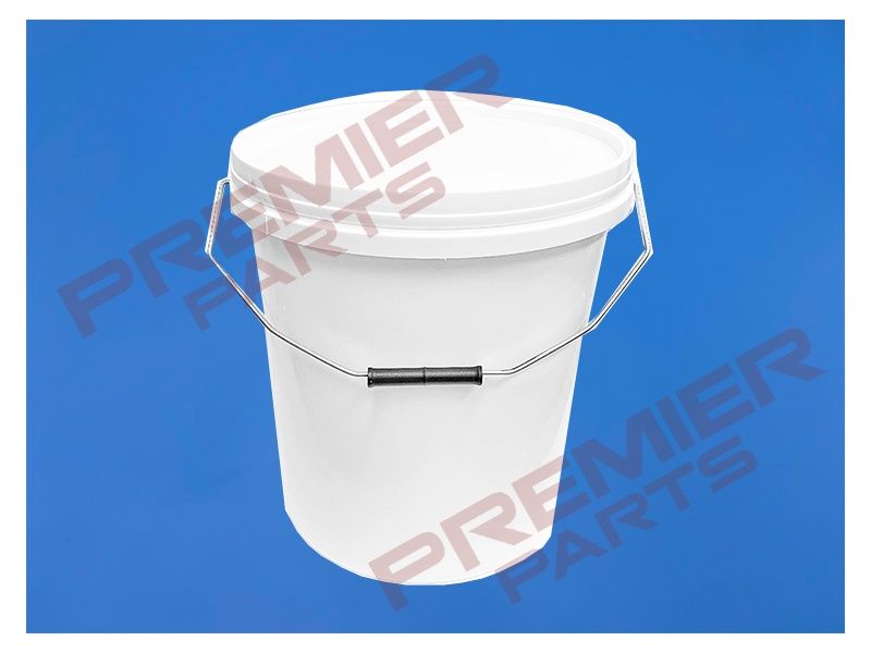 20 Litre White Valeters Pail With Lid