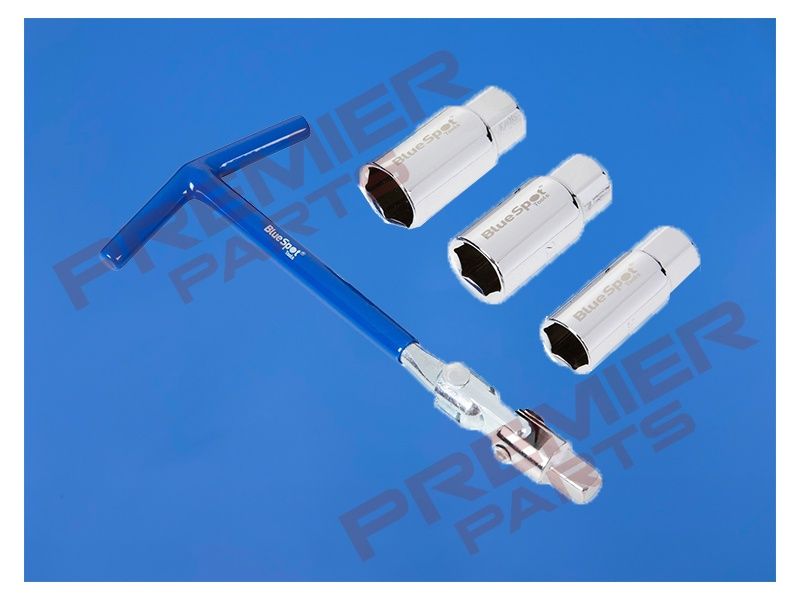 Blue Spot Tools 4Pce 3/8&quot; T-Handle Spark Plug Wrench Set