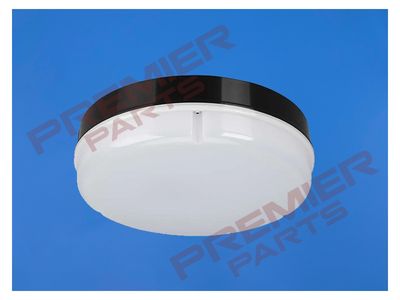 Aurora Lighting UtiliteDrum™ 20W LED Emergency Drum Bulkhead Black 4000K