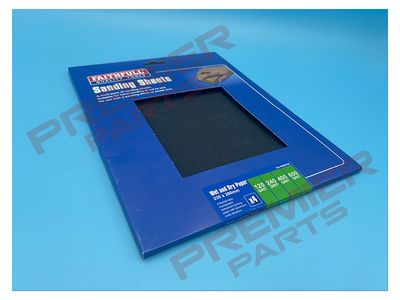 Wet &amp; Dry Paper Sanding Sheets 230 x 280mm Assorted (4)