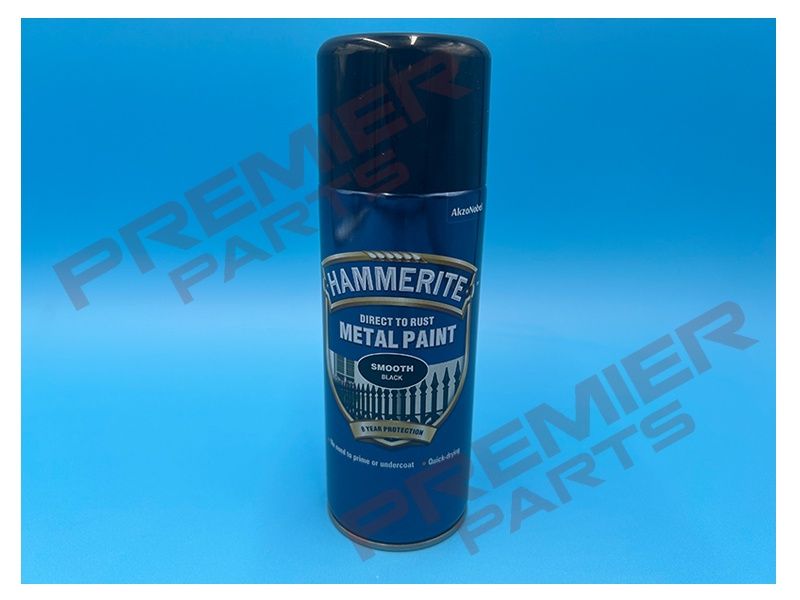 Direct to Rust Smooth Finish Aerosol Black 400ml