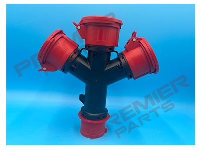 Famatel 15009 32A 3P+N+E (5 Pin) 415v IP44 Y Splitter 1 in 3 out