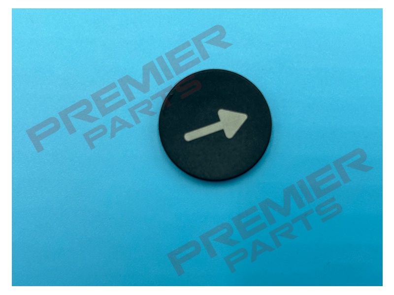 MOELLER INSERT, FLUSH, BLACK DIRECTION ARROW