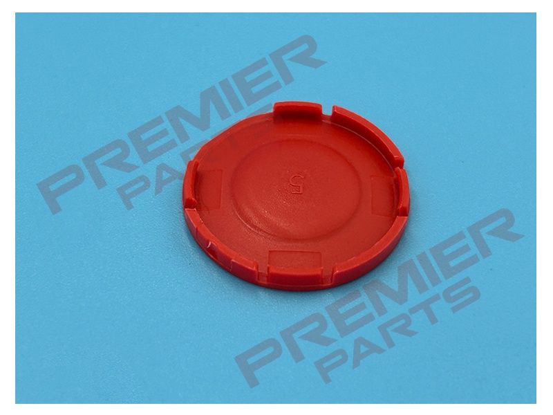 BUTTON INSERT, FLUSH, RED
