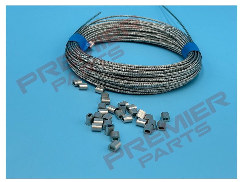 1.5MM CABLE X 15M complete with ferrules