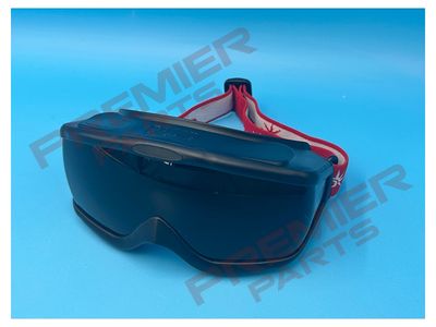 WIDE VISION BLK FRME GOGGLE RED SWP BAND IR5