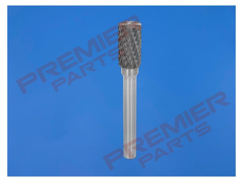 Cylindrical Front End Cut Tungsten Carbide Rotary Burr 10mm