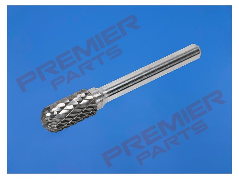 Cylindrical Ball Nose Tungsten Carbide Rotary Burr 10mm