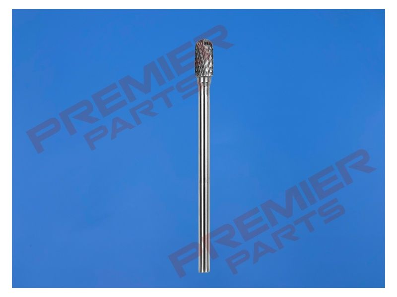 Tungsten Carbide Rotary Burr Extra-Long Cylindrical Ball Nose 10mm