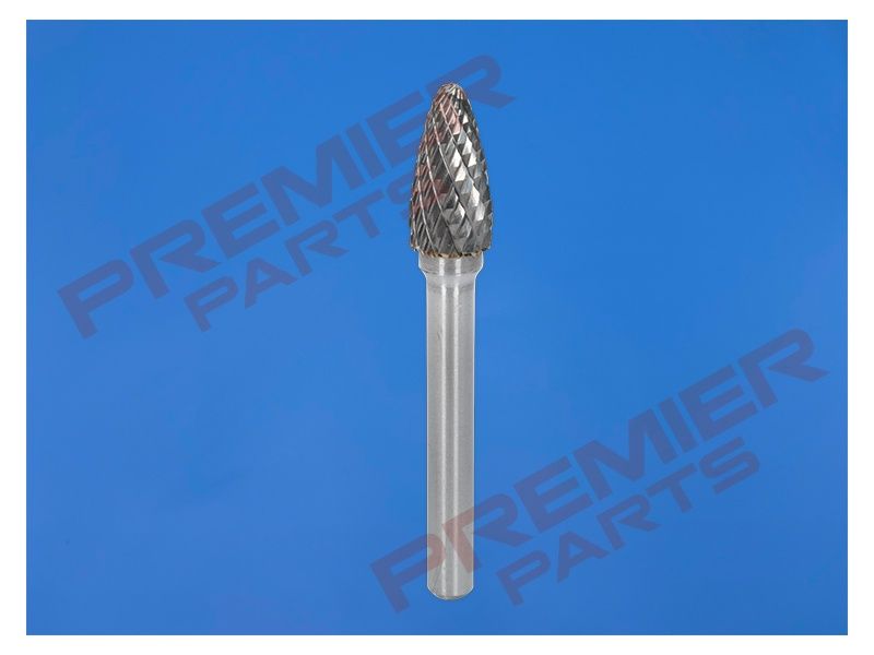 Arc Round Nose Tungsten Carbide Rotary Burr 10mm