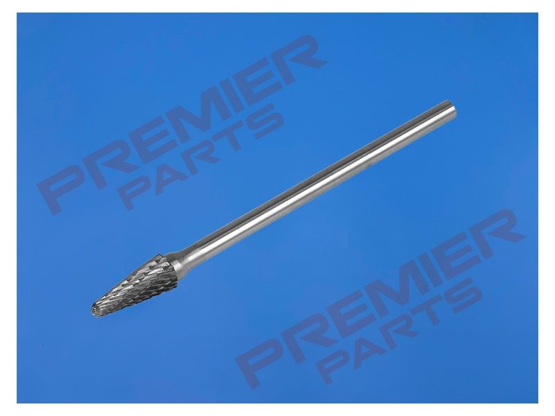 Extra-Long Conical Ball Nose Tungsten Carbide Rotary Burr 10mm