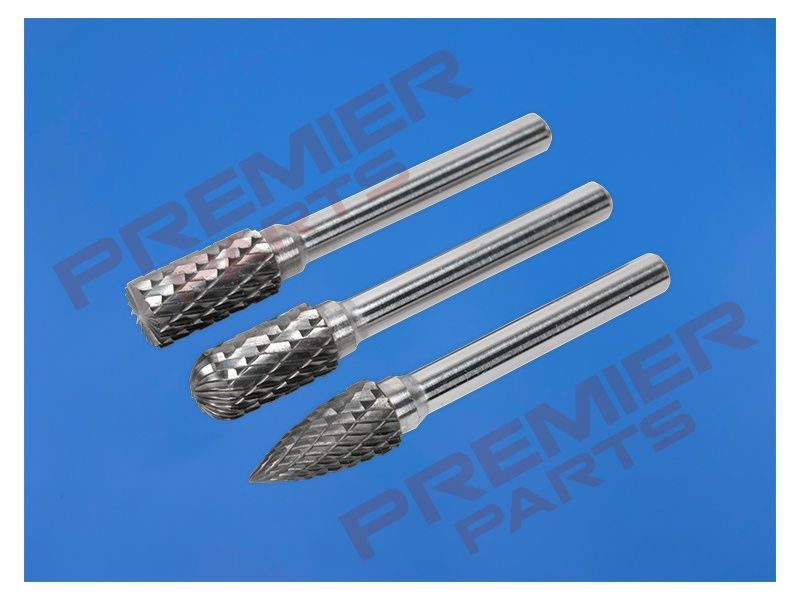 Tungsten Carbide Rotary Burr Set 3pc