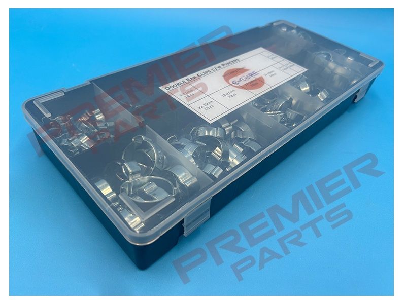 9 to 11mm Diameter Range, Assorted, O Clip Pack, Pack Quantity 169, Mild Steel