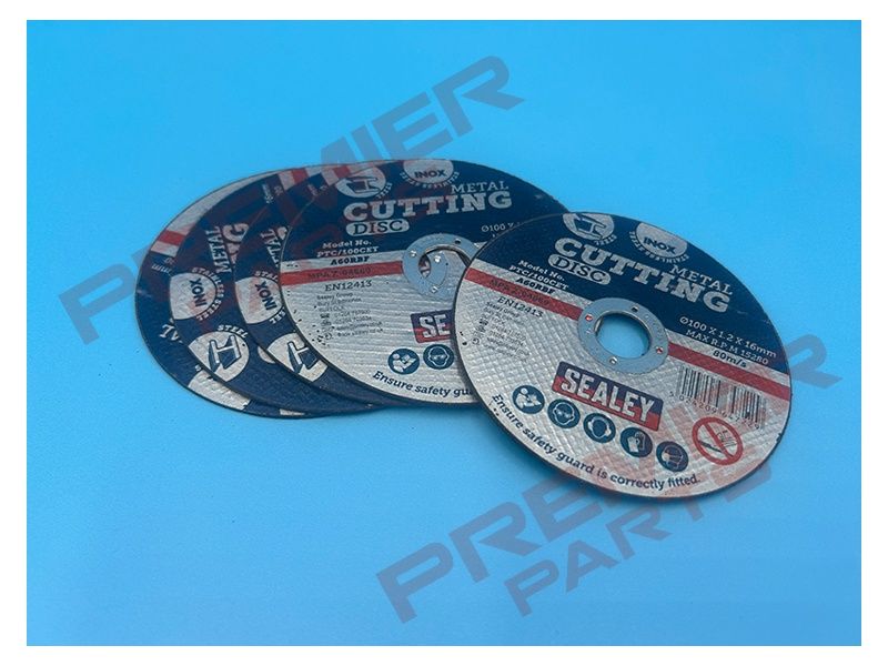 100 x 1.2mm Cutting Disc 16mm Bore - Pack of 5