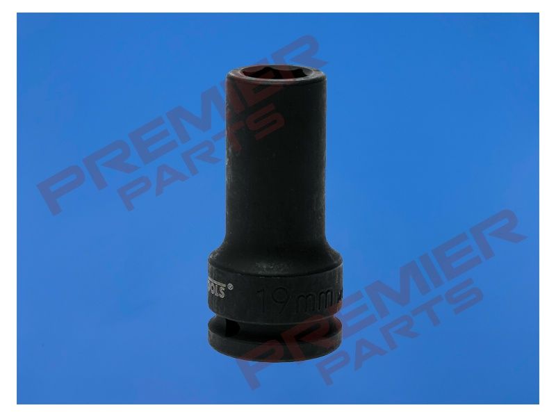 3/4&quot; Deep Impact Socket DIN Metric 19mm - 50mm, Size: 19mm