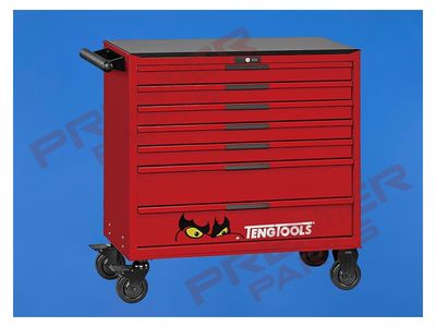 37" PRO35™ roller cabinet tool kit 663 pieces red