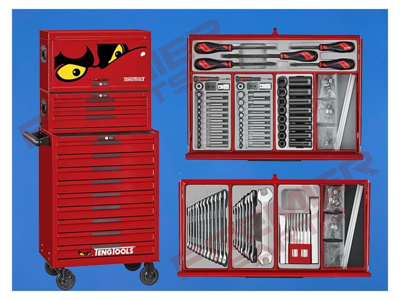 26&quot; PRO35™ Mega Master tool kit 1033 pieces red