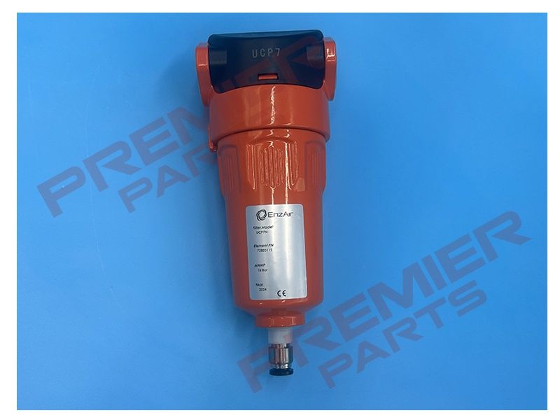 UCP7N 1/2&quot; In Line Filter 0.01 Micron 25 CFM Auto Drain