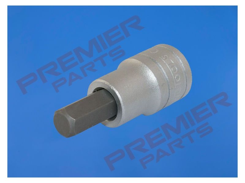1/2&quot; Hex Bit Socket Metric 5mm, Size: 5mm