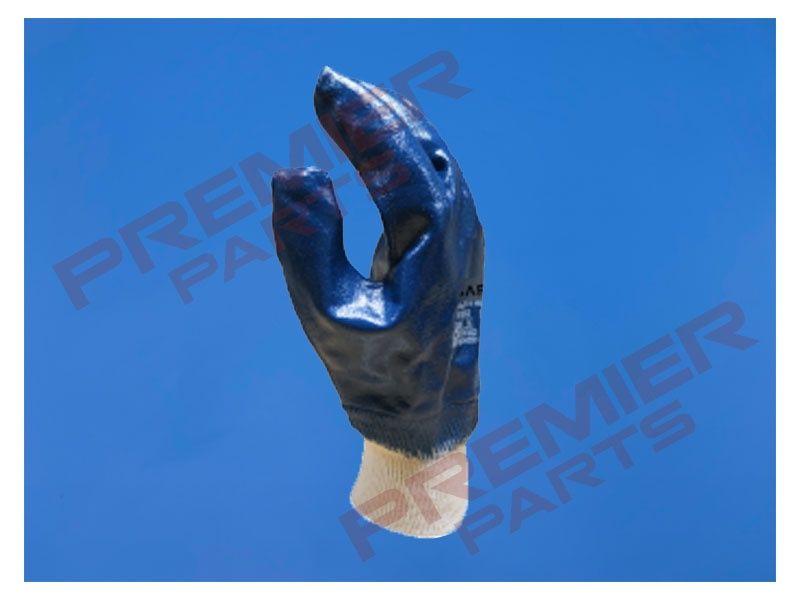 Fully Dipped Nitrile Glove 115gsm, Size: 8