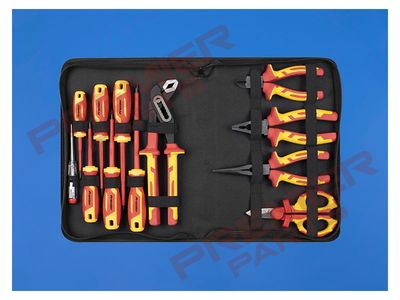 Screwdriver, Pliers &amp; Scissor Set 12pc - VDE Approved