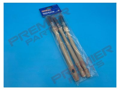 Pointed Brush Set, 3 Piece
