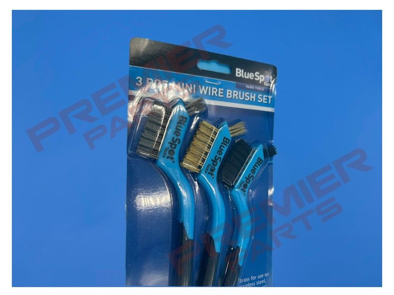 Blue Spot Tools 3 PCE Mini Wire Brush Set