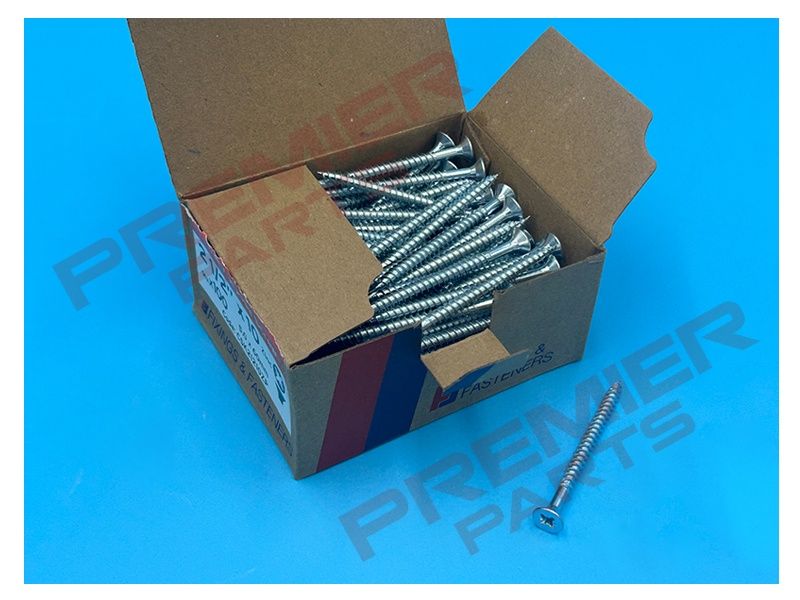 General Purpose Pozi Screw Countersunk TT ZP 2 1/2 x 10 Box 100