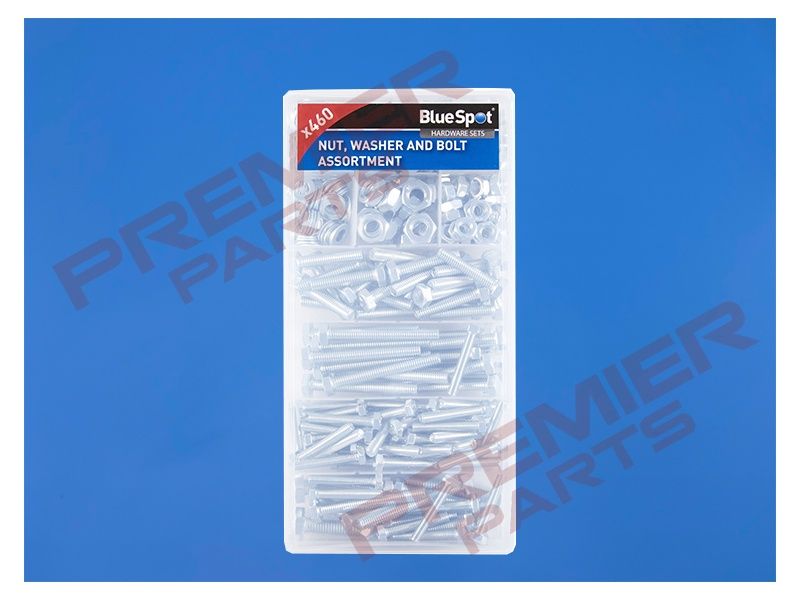 460 PCE Assorted Nut, Washer And Bolt Set