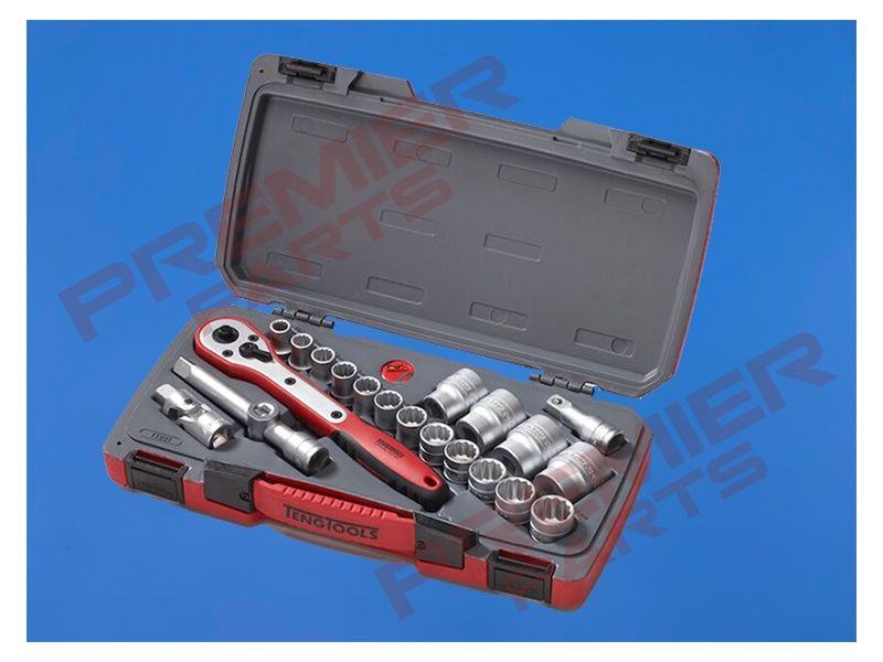 MECCA PRO 1/2&quot; Socket Set 12 pt 21 Pieces