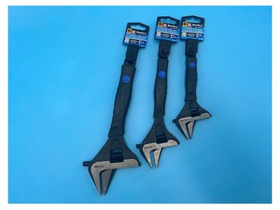 Wide Jaw Adjustable Wrench 6", 8", 10"