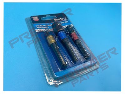 Colour Coded Impact Socket Adaptors (1/4&quot;-3/8&quot;-1/2&quot;)