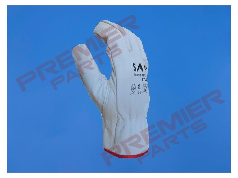 Grained Sheep Leather Driver Gloves, Size: 10 (XL)