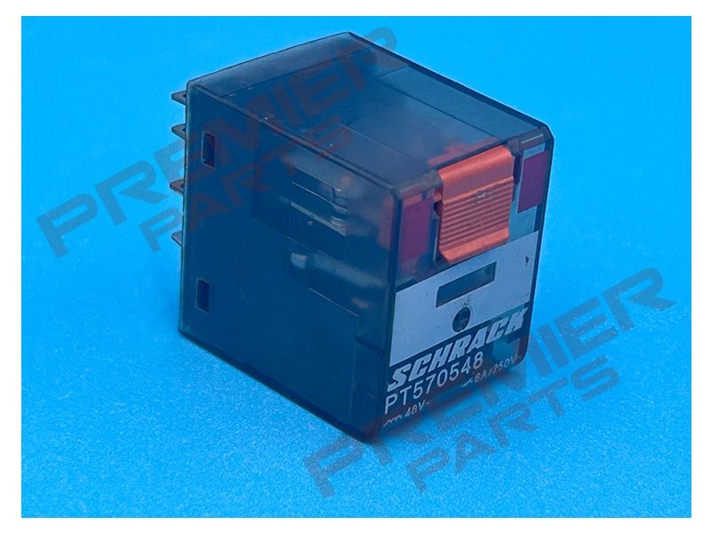 TE Connectivity, 48V ac Coil Non-Latching Relay 4PDT, 6A Switching Current PCB Mount, 4 Pole, PT570548 8-1419111-8
