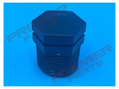 3/4 BLACK POLYPROPYLEN BSP THREADED PLUG