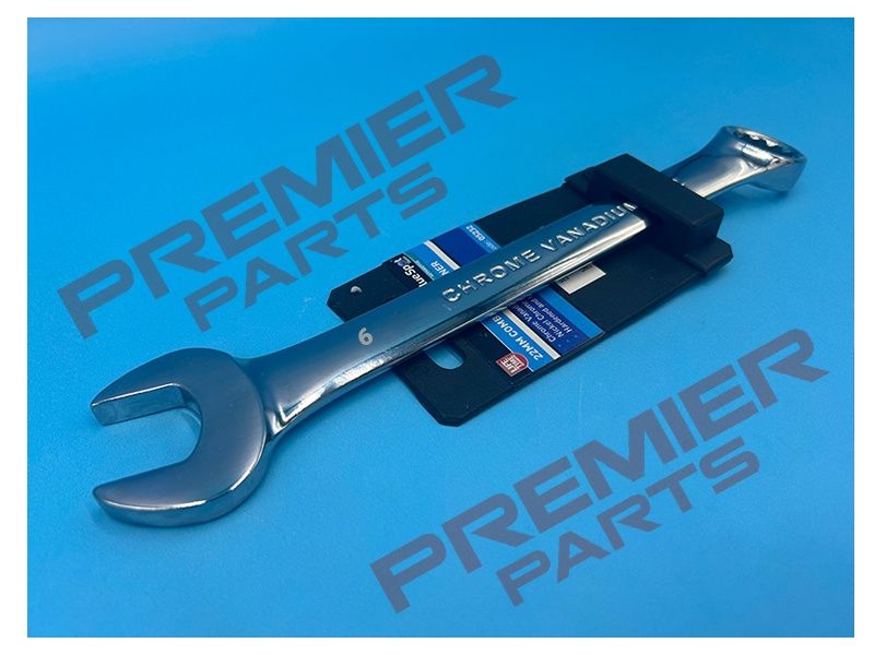 Fully Polished Chrome Vanadium Spanner (Blue Spot Tools), Size: 6mm
